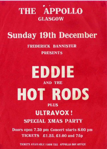 Eddie And The Hot Rods Ultravox 1976