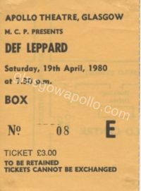 Def Leppard - Colossus - Magnum - 19/04/1980