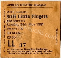 Stiff Little Fingers - The Wall - 24/05/1981